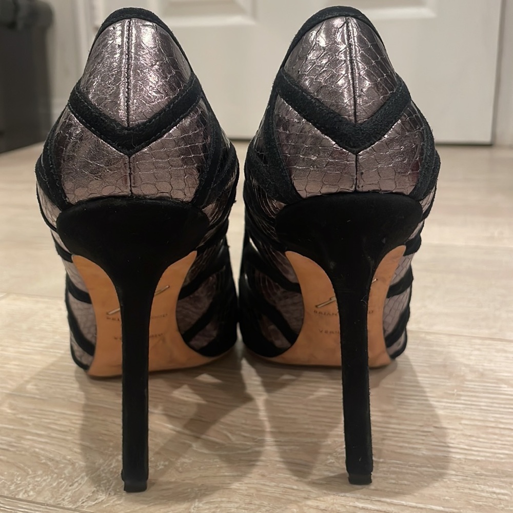 Brian Atwood, Nicolette suede pumps - Picture 6 of 11
